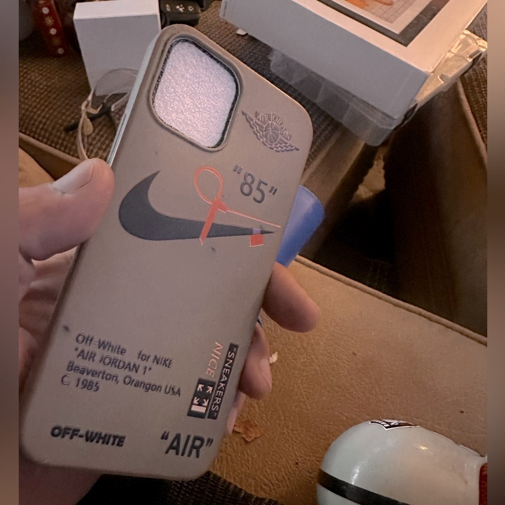 iPhone 11 off-white cell phone case